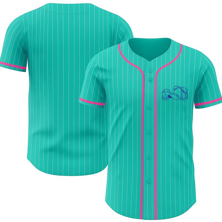 Baseball And Pearl Hat Design Baseball Jersey