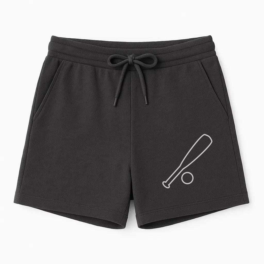 Baseball Bat Ball Icon Short