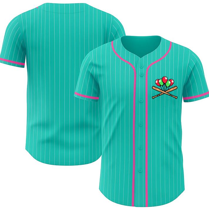 Baseball Bats And Balloons Baseball Jersey