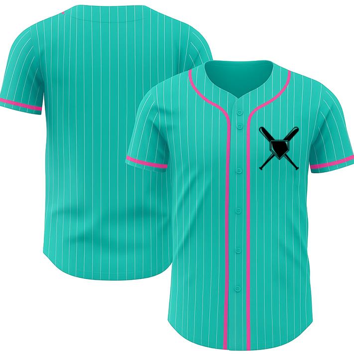Baseball Bats Badgecut Out Baseball Jersey
