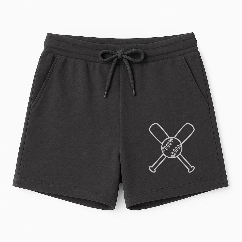 Baseball Bats Outline Logo Short