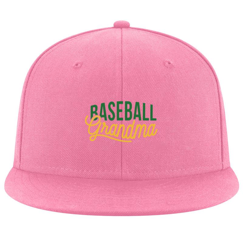 Baseball Grandma Badge Sticker Cap