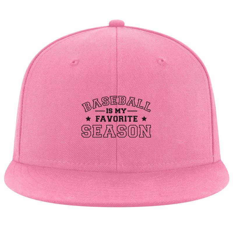 Baseball Is My Favorite Season Quote Stroke Cap