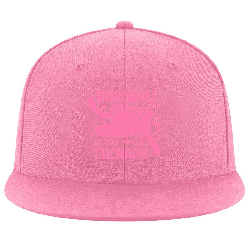 Baseball Is My Therapy Cut Out Design Cap