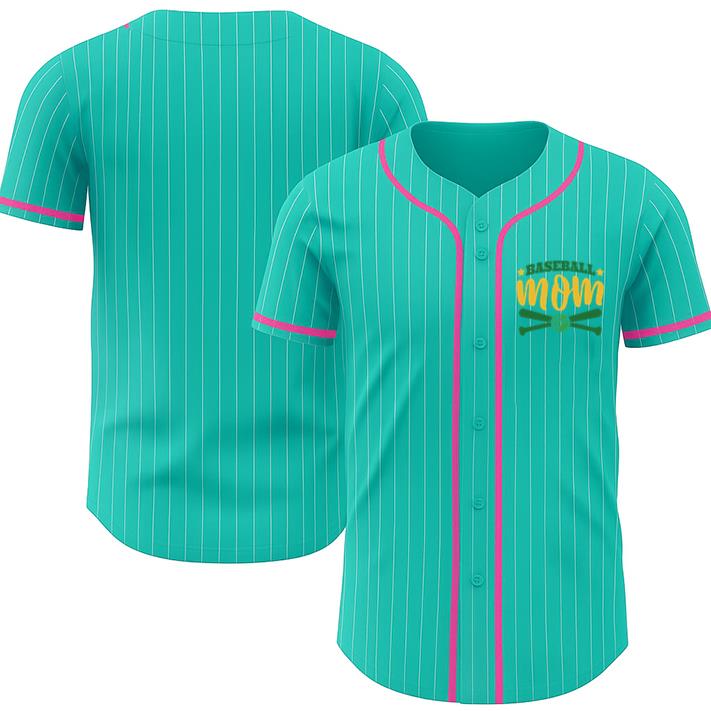 Baseball Mom Bat Ball Badge Sticker Baseball Jersey