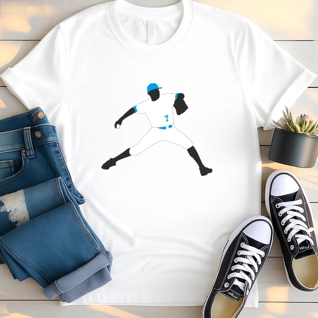 Baseball Player Pitching Ball T Shirt