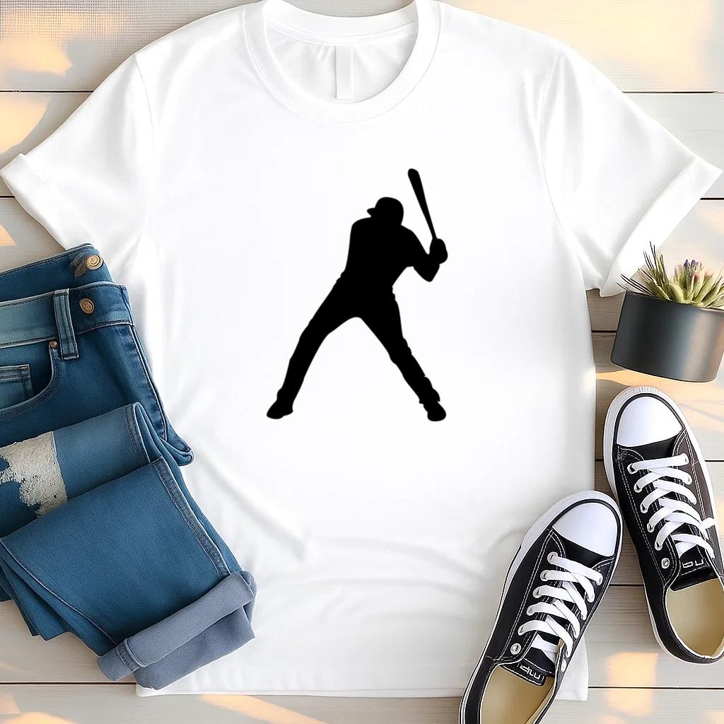 Baseball Player Strike Silhouette T Shirt