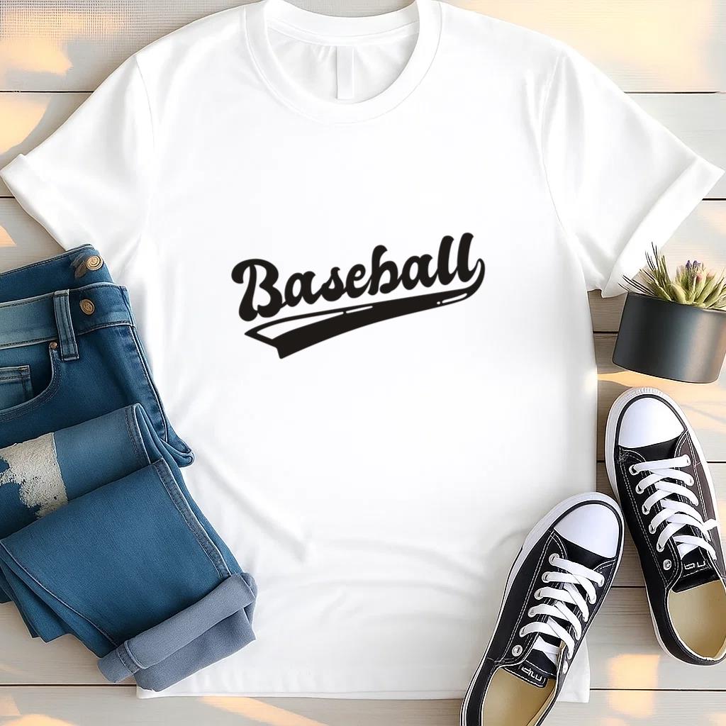 Baseball Quote Lettering T Shirt