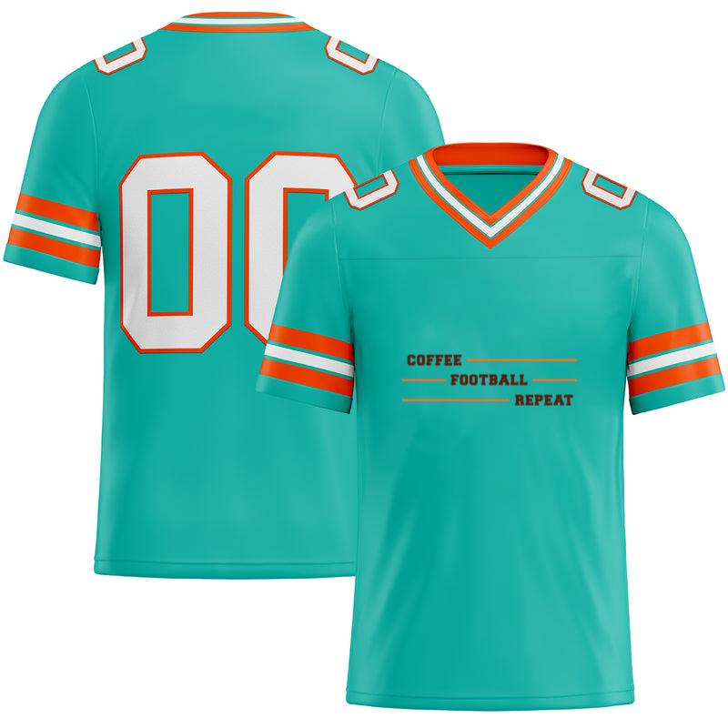 Coffee Football Repeat Logo Football Jersey