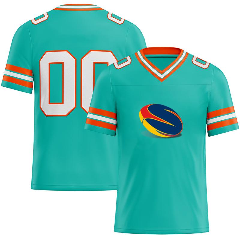 Colorful Paints Rugby Ball Football Jersey