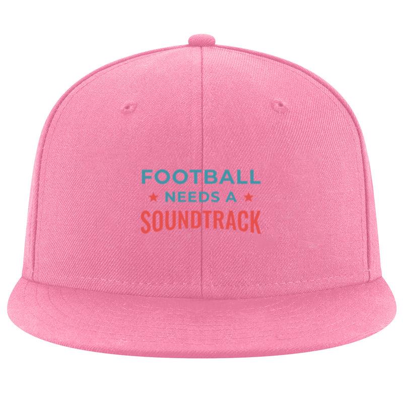 Dynamic Football Soundtrack Quote Design Cap