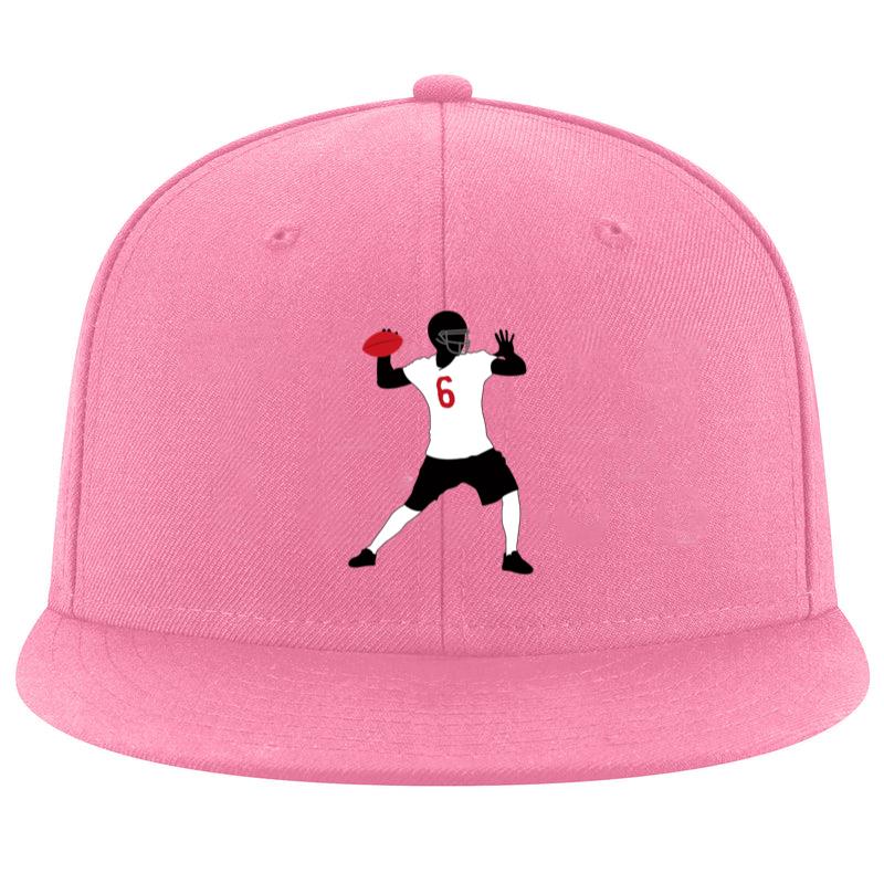 Rugby Player Throwing Cap