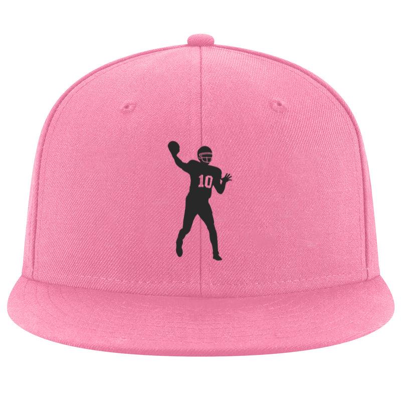 Rugby Player Throwing Silhouette Cap