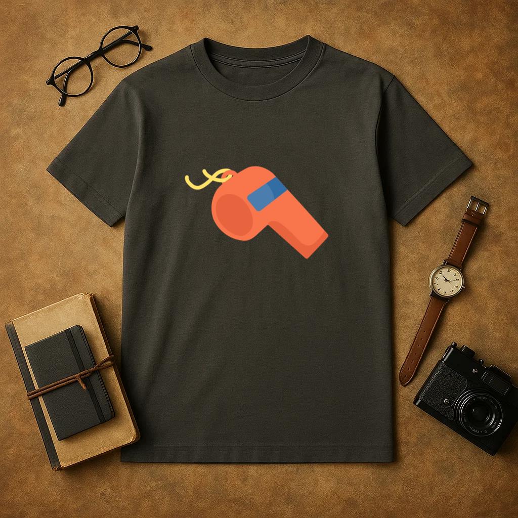 Sport Whistle Icon American Football T-Shirt