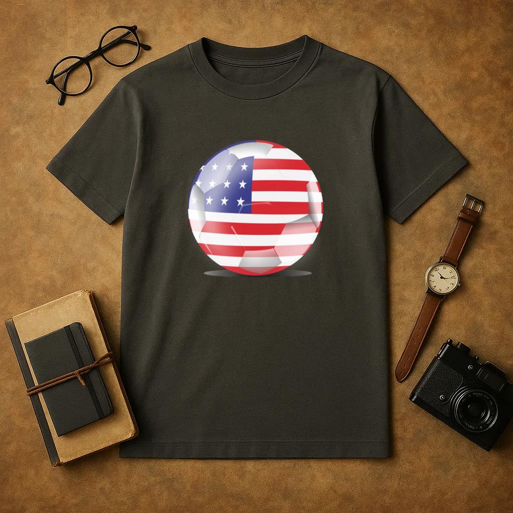 Usa Football Flag T-Shirt